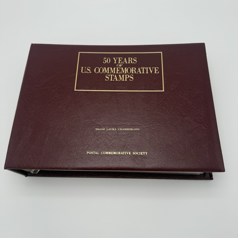 Vintage Postal Commemorative Society 50 Years U.S. Stamps 1939-1988 Album PCS